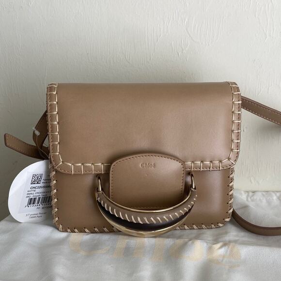 NWT MSRP$2550 Chloe Kattie Small Leather Crossbody Bag - Picture 1 of 6